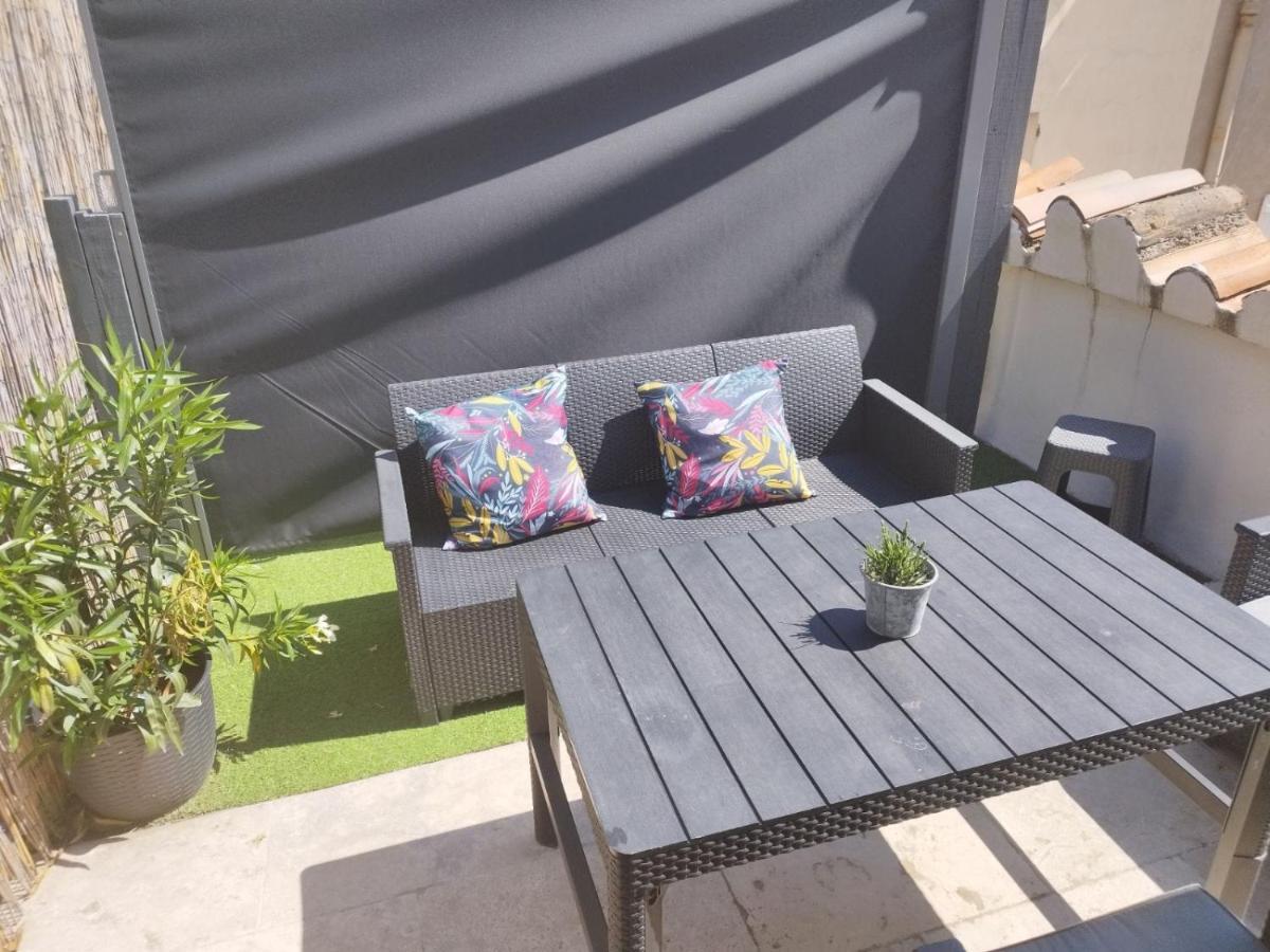 Charmant Appart Cosy Climatise Avec Terrasse Besseges Exterior foto